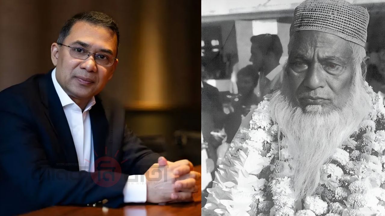 মওলানা ভাসানীর মৃত্যুবার্ষিকীতে তারেক রহমানের শ্রদ্ধা নিবেদন