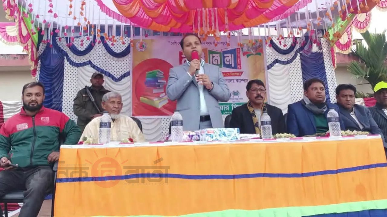 দেবহাটায় ফেয়ার মিশনের উদ্যোগে ৩ দিন ব্যাপি বই মেলার উদ্বোধন।